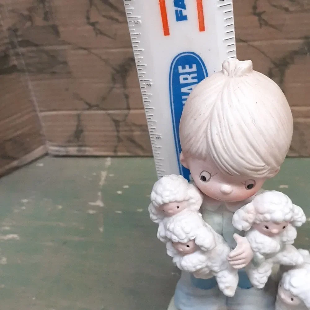 Precious Moments /Homco -First Birthday Boy‎ & boy with sheep